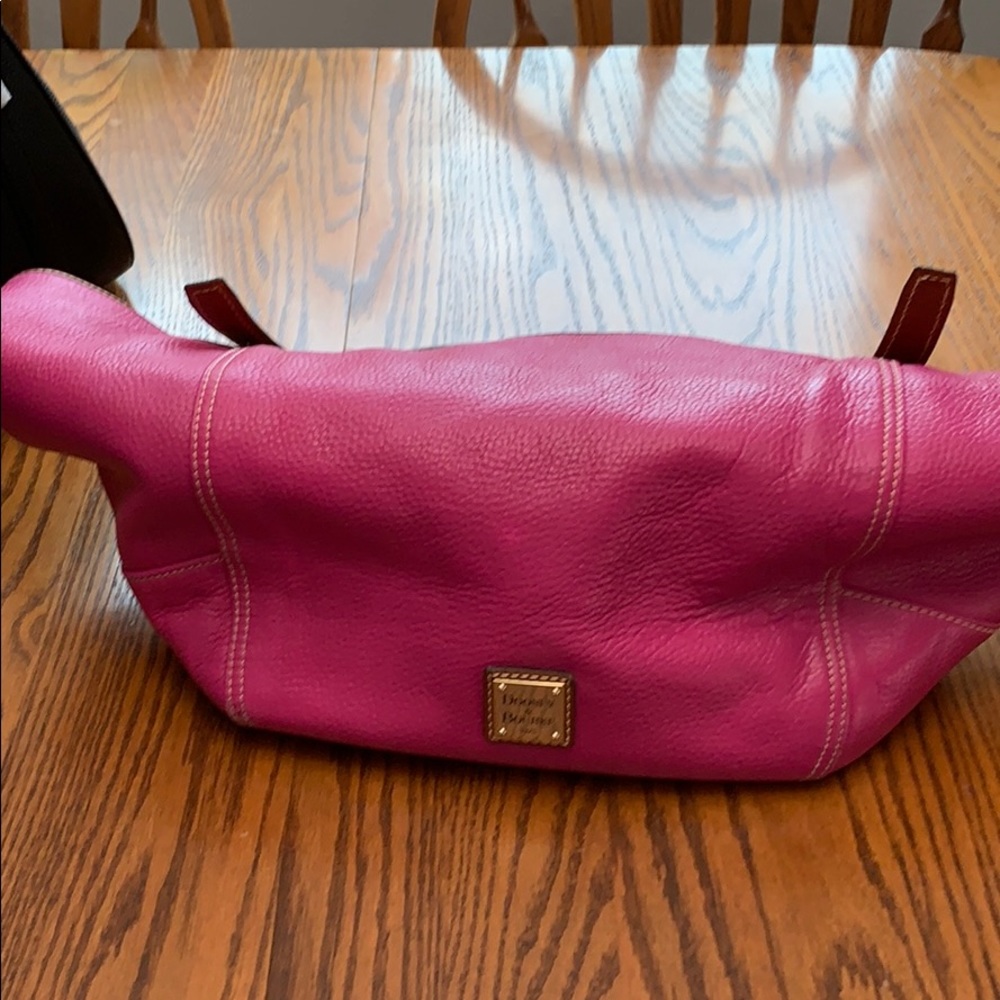 Hot Pink Large DB Satchel